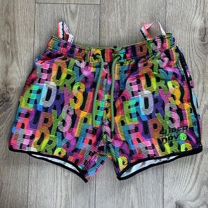 Superdry echo racer Colorful Graphic swim Shorts